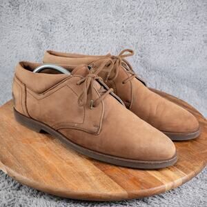 Bruno Magli Men's Luther Desert Boot Lace Up Brown Suede Made In Italy 11.5 NN
